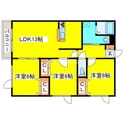 ﾒｿﾞﾝMT平岡の間取図