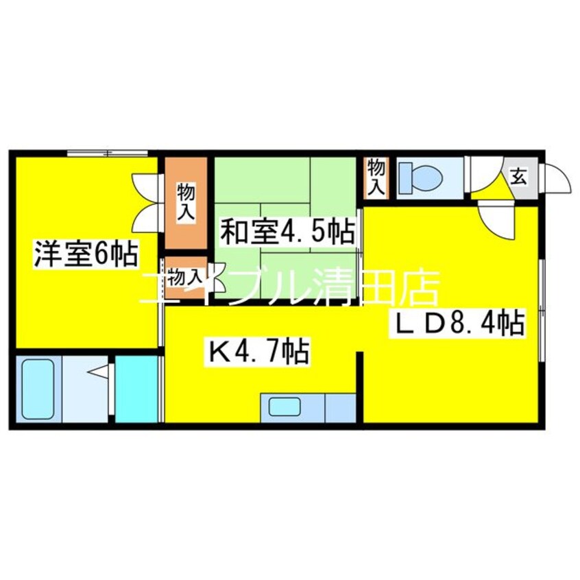 間取図 コーポラスいずみ
