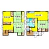 美しが丘2-2貸家 4LDKの間取り