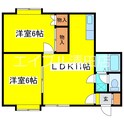フラット平岡の間取図
