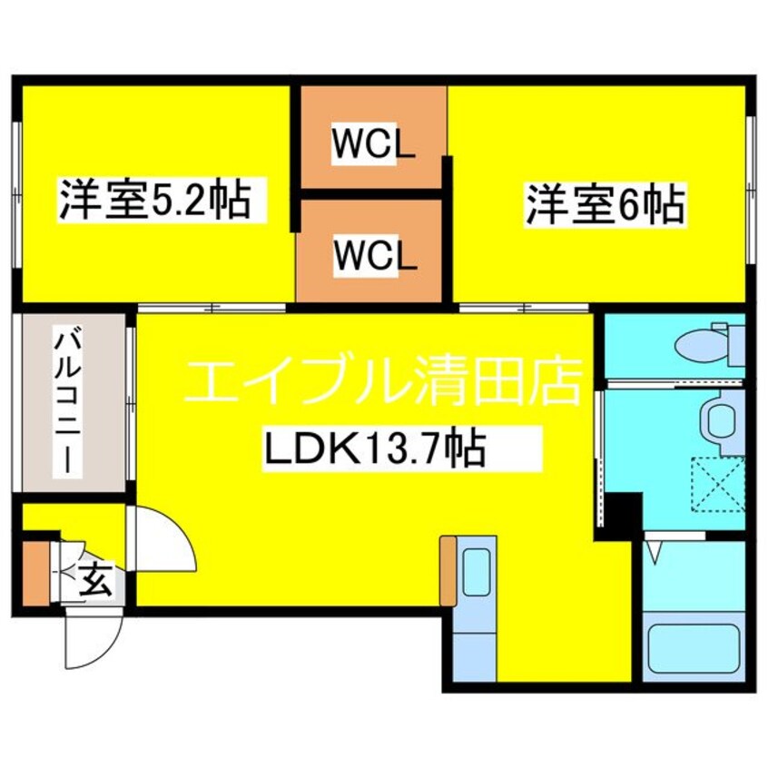 間取図 リラコート