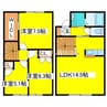 グランビレッジ公園通Ｂ 3LDKの間取り