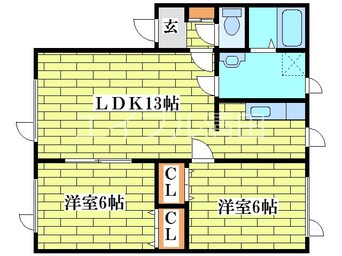 間取図 カルム真栄