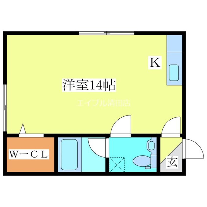 間取図 サンピア４丁目館