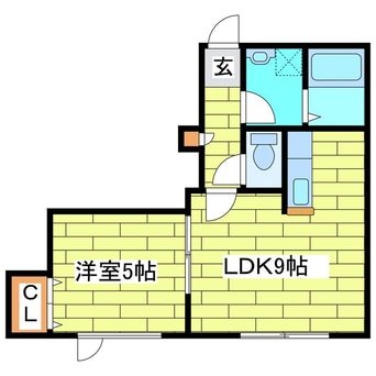 間取図 マリオハイツ北野