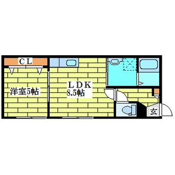 間取図 エスカイヤ南ヶ丘