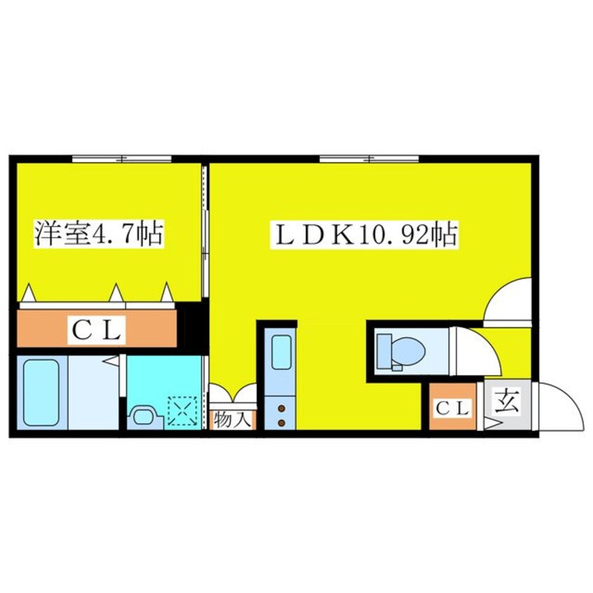 間取図 Patria大曲