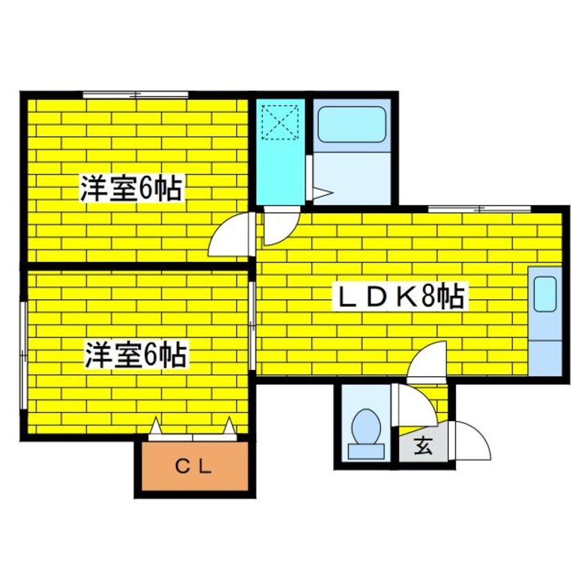 間取図 ダイヤフレンド平岡