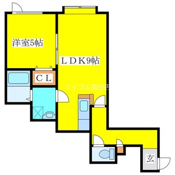 間取図 ノースフィールドII