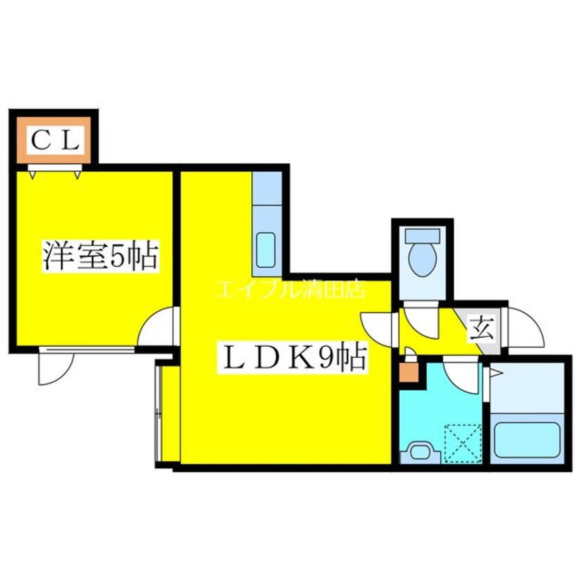 間取図 ノースフィールドII