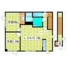 プラウド２１ 2LDKの間取り
