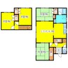 札幌市営地下鉄東豊線/福住駅 バス:19分:停歩1分 1-2階 築44年 4LDKの間取り