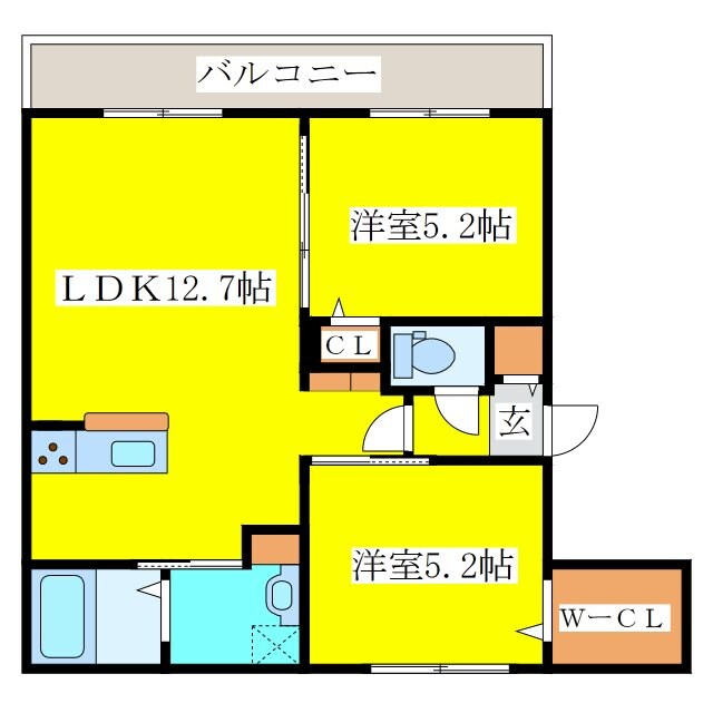 間取り図 ハルトラーテ北野