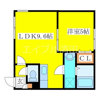 間取図 ラパス大曲
