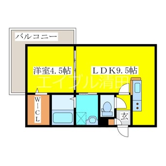 間取図 ミオンズ清田
