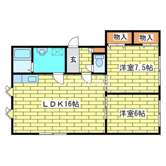 間取図 サンピア36