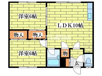 間取図 篠原荘