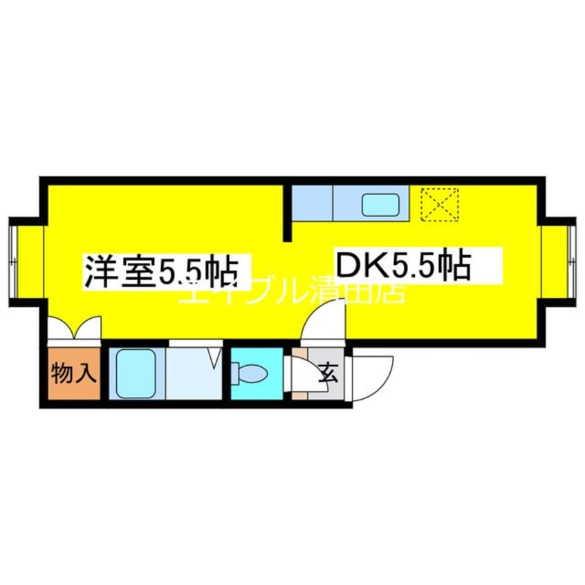 間取図 南郷パークハイツ
