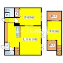 広葉町1丁目貸家の間取図