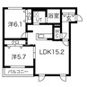 ZABO HILLS KITAHIROSHIMA-II 2LDKの間取り