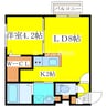 SORTE117 1LDKの間取り