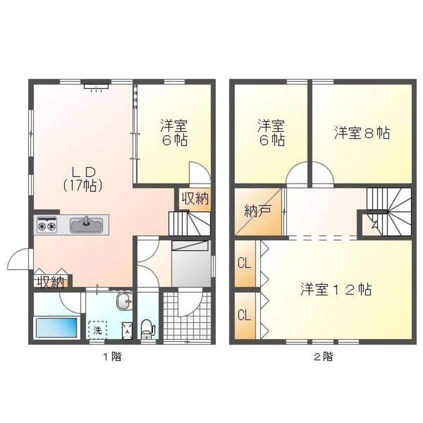 間取図 大曲緑ヶ丘7丁目戸建