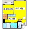仮）北広島市共栄町4丁目MS 1LDKの間取り