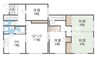 北ノ沢9丁目　貸家 4LDKの間取り