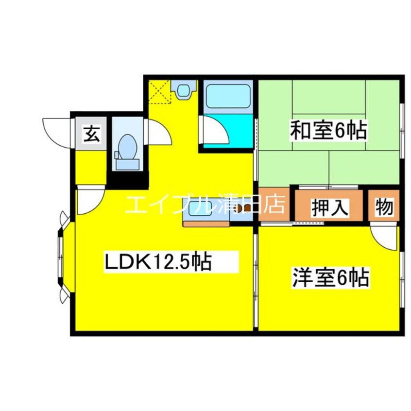 間取図 ジュエル89