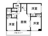 グレイス北野 3LDKの間取り