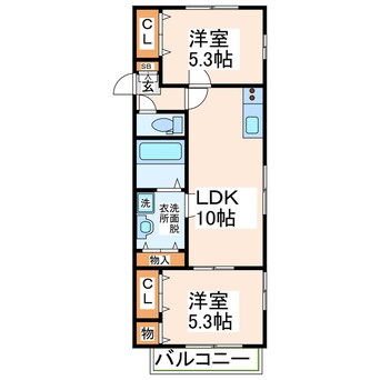 間取図 ドリームハイツⅡ