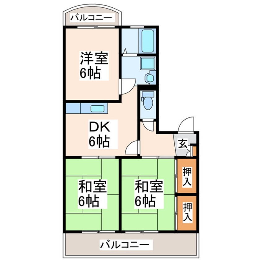 間取図 中村ハイツ