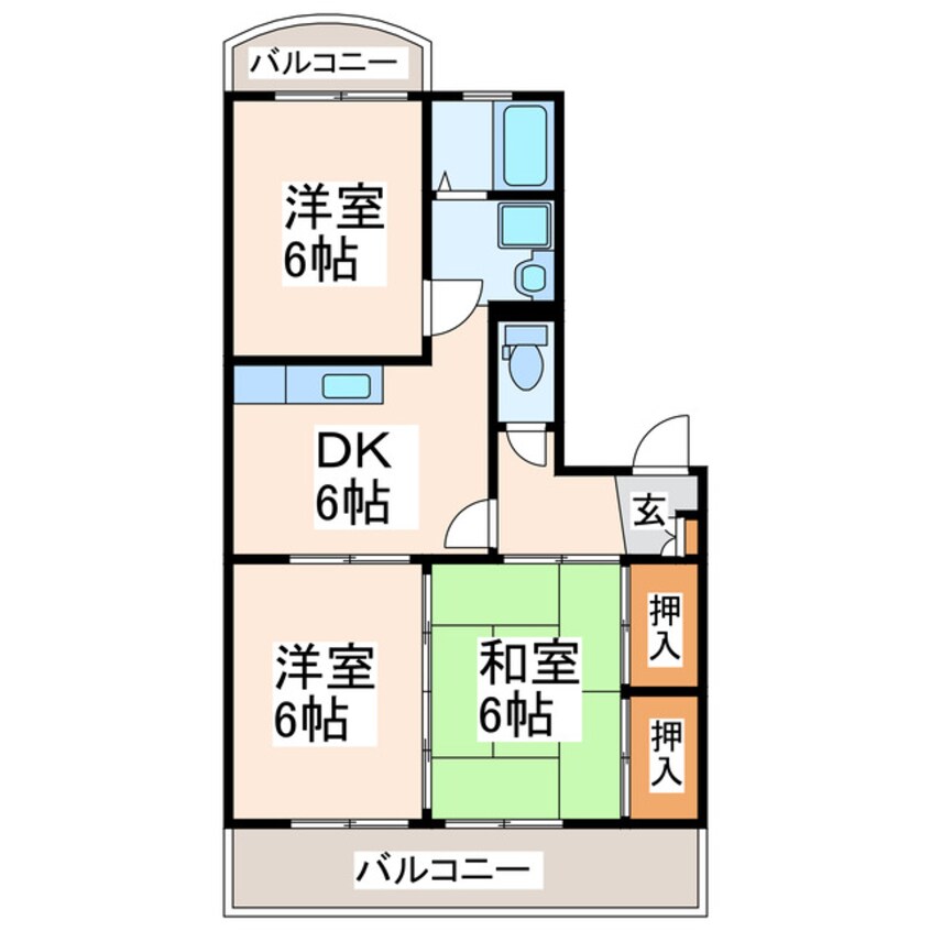 間取図 中村ハイツ