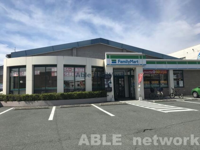 ファミリーマート熊本田迎三丁目店(コンビニ)まで514m LIBTH平成けやき通り
