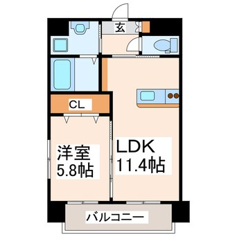 間取図 トリニティ近見