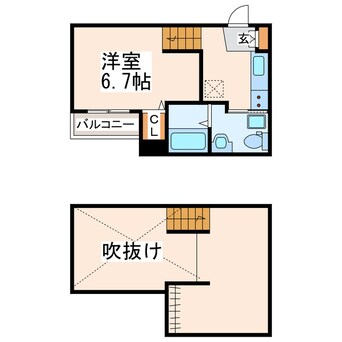 間取図 Affitto熊本駅南