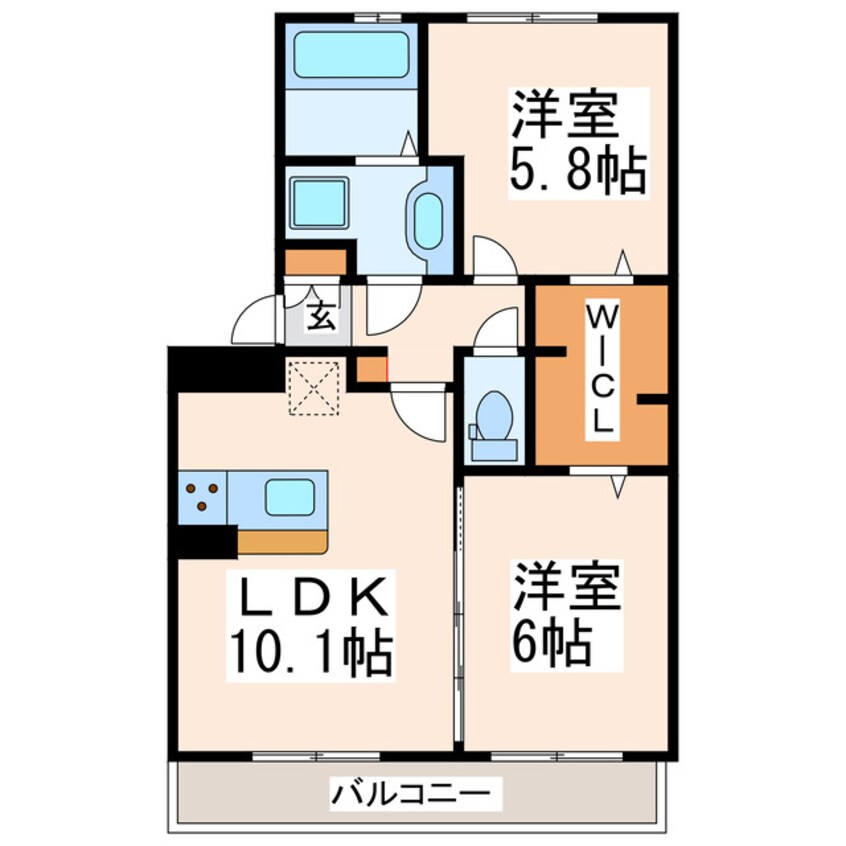 間取図 サクラハイムⅡ