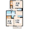 PLEMIER近見 2LDKの間取り