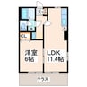 産交バス（宇土市）/松山 徒歩5分 1階 築29年 1LDKの間取り