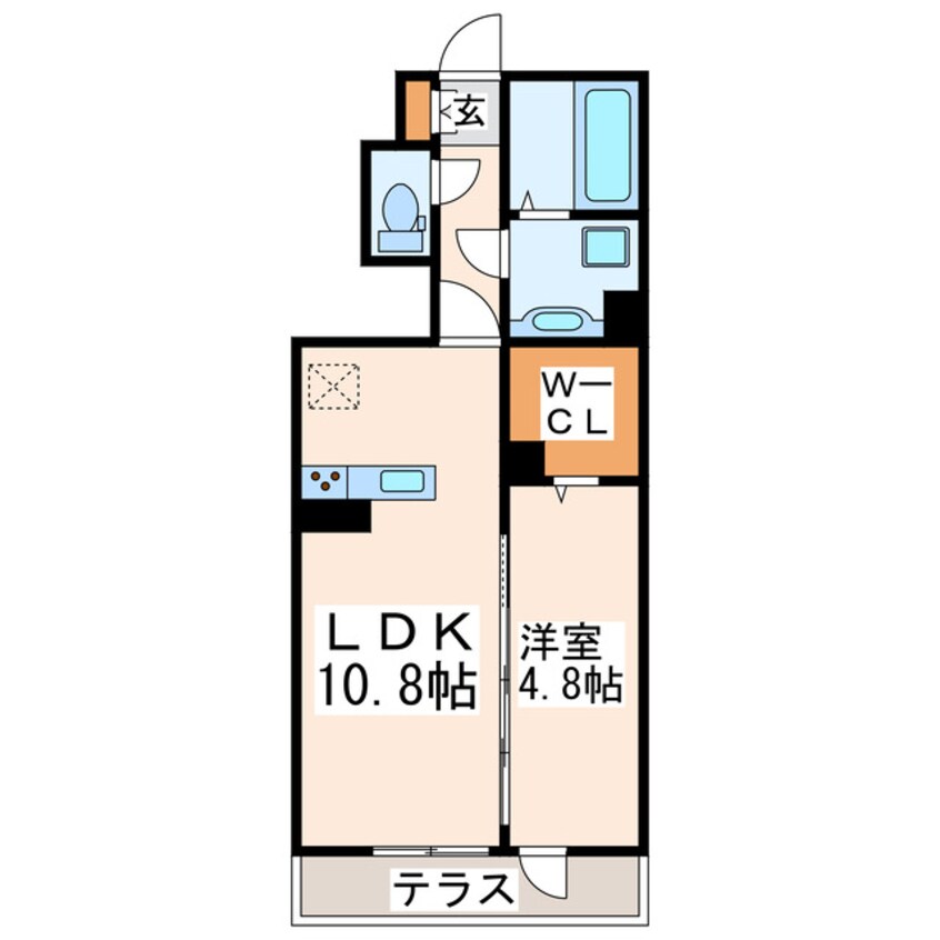 間取図 ディアカーサ南高江