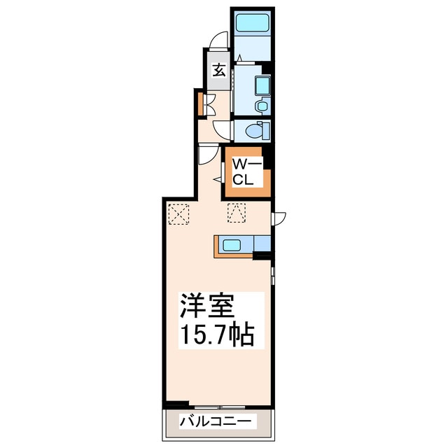 間取り図 熊本バス/辺田見 徒歩3分 1階 築11年