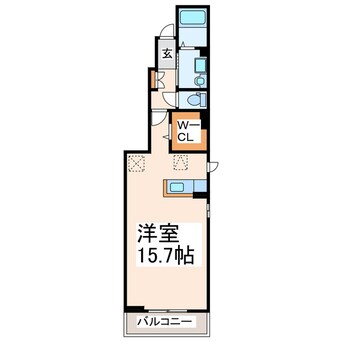 間取図 熊本バス/辺田見 徒歩3分 1階 築11年