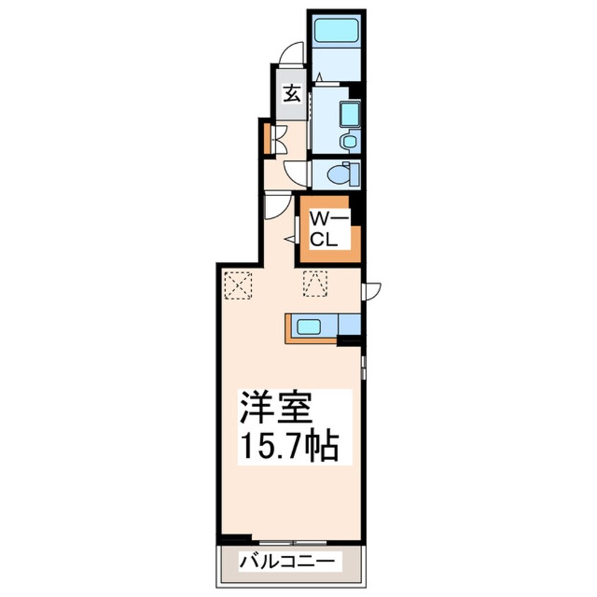 間取図 熊本バス/辺田見 徒歩3分 1階 築11年
