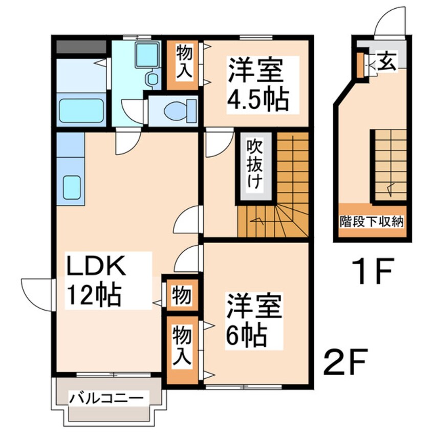 間取図 アーバン不知火Ⅷ