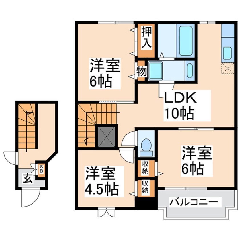 間取図 エクセルコートⅢ