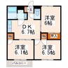 エスポワール花園 3DKの間取り