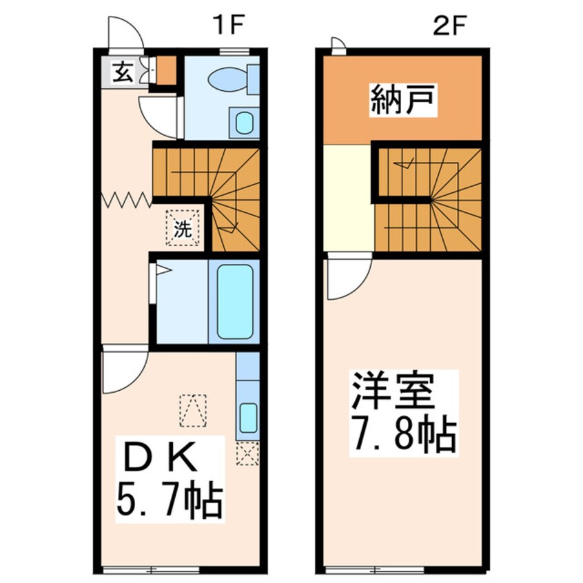 間取図 ケインズ・マツバセ