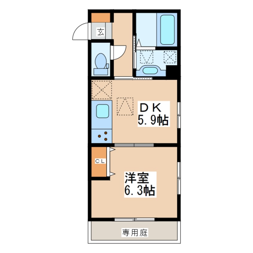 間取図 Lungo La ferrovia.307