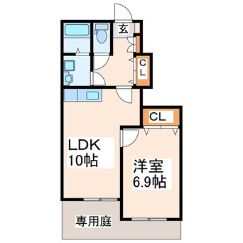 間取図 グランベル弐番館
