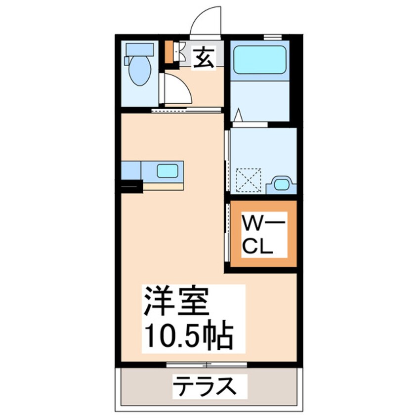 間取図 西原一番館